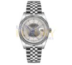 Rolex Datejust 116234 Steel & White Gold Jubilee 36mm Gray Tuxedo Dial