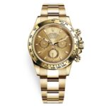 Rolex Cosmograph Daytona 116508-0003 Champagne Index Oyster Yellow Gold Mens Watch