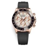 Rolex Cosmograph Daytona 116515LN-0014 Ivory Oysterflex  Everose Gold Mens Watch