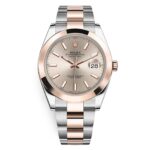 Rolex Datejust 126301-0009 Sundust Index Oyster 41mm Steel and Everose Gold Watch