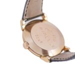 Patek Philippe 1578 Calatrava Aftermarket Black Dial Rose Gold Black Strap 35mm Watch - Image 6
