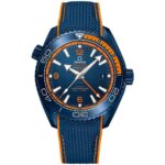 Omega 215.92.46.22.03.001 Planet Ocean 600m Co-Axial Master Chronometer GMT Watch BIG BLUE