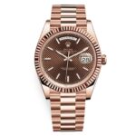 Rolex Day-Date 228235-0006 Chocolate Dial 40mm Everose Gold
