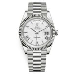 Rolex Day-Date 228239-0046 White Roman 40mm White Gold