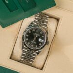 Rolex Datejust 126234-0027 Black Diamond Dial Stainless Steel Jubilee 36mm Mens Watch - Image 3