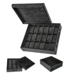 Watch Storage Box/Tray 18 Slots Black - Image 4