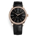 Rolex Cellini 50505 Leather Strap Time 39mm Men’s Watch