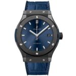 Hublot 542.cm.7170.lr Classic Fusion Automatic 42mm Mens Watch Ceramic Blue