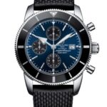 Breitling A1331212 Men’s Superocean Heritage II Chronograph 46 Stainless Steel Blue Dial