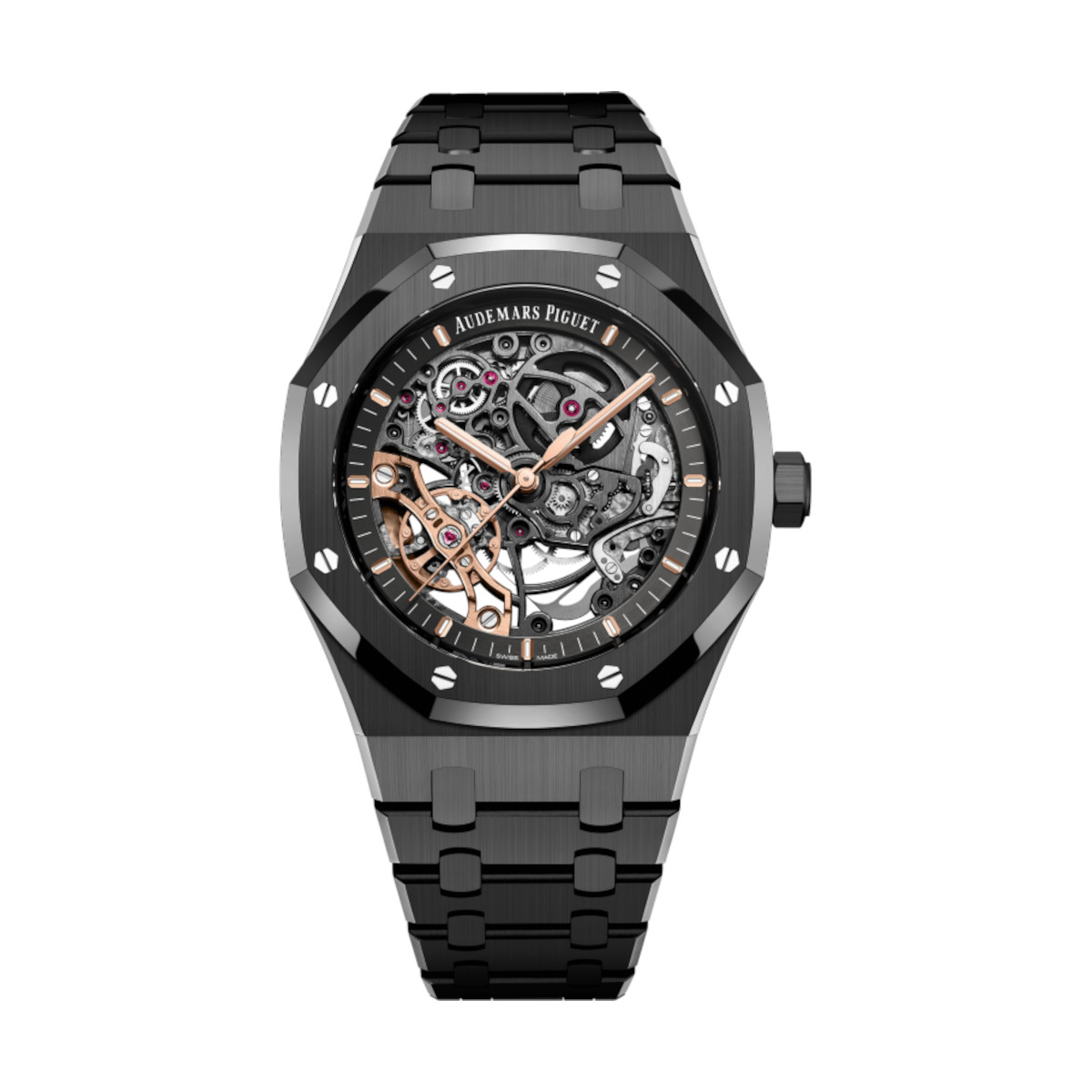 AP-15416CE.OO_.1225CE.01-skeletonslate-blackceramic.jpg Audemars Piguet 15416CE.OO.1225CE.01 Royal Oak Skeleton Slate Dial Black Ceramic Bracelet - Image 1