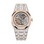 Audemars Piguet 15417OR.ZZ.1267OR.01.A Royal Oak Skeleton Rhodium Dial Pink Gold Bracelet
