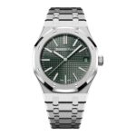 Audemars Piguet 15510ST.OO.1320ST.04 Royal Oak Green Dial Watch