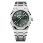 Audemars Piguet 15510ST.OO.1320ST.09 Royal Oak Green Dial Watch