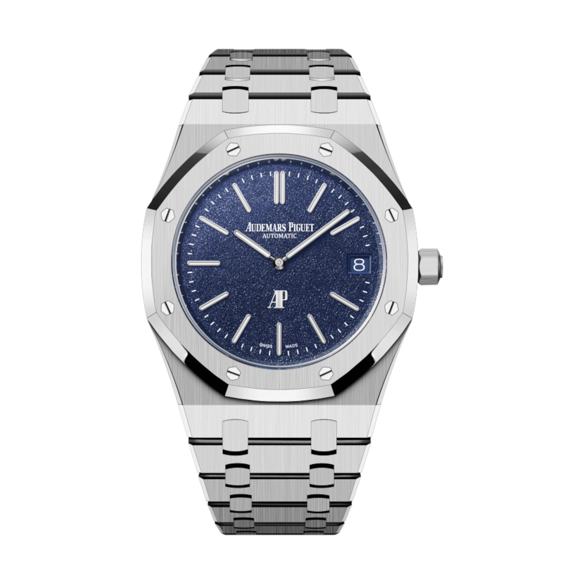 AP-16202BC.OO_.1240BC.02-blue-whitegold.jpg Audemars Piguet 16202BC.OO.1240BC.02 Royal Oak Blue Dial White Gold Bracelet - Image 1