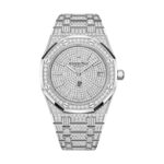 Audemars Piguet 16202BC.ZZ.1241BC.01 Royal Oak White Gold Diamonds Dial White Gold Diamonds Bracelet