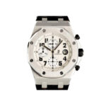 Audemars Piguet 26170ST.OO.D091CR.01 Royal Oak Offshore 42 mm White Dial Watch Black Rubber Strap