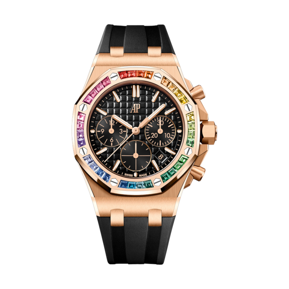 AP-26236OR.YY_.D002CA.01-black-blackrubber.jpg Audemars Piguet 26236OR.YY.D002CA.01 Royal Oak Offshore Black Dial Black Rubber Strap - Image 1