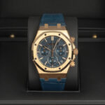 Audemars Piguet 26240OR.OO.D315CR.01 Royal Oak Selfwinding Chronograph “50th Anniversary” Blue Dial Watch - Image 2