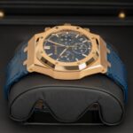 Audemars Piguet 26240OR.OO.D315CR.01 Royal Oak Selfwinding Chronograph “50th Anniversary” Blue Dial Watch - Image 4