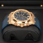 Audemars Piguet 26240OR.OO.D315CR.01 Royal Oak Selfwinding Chronograph “50th Anniversary” Blue Dial Watch - Image 3