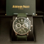 Audemars Piguet 26393ST.OO.A056KB.01 Code 11.59 Green Dial Green Rubber Strap Watch - Image 2