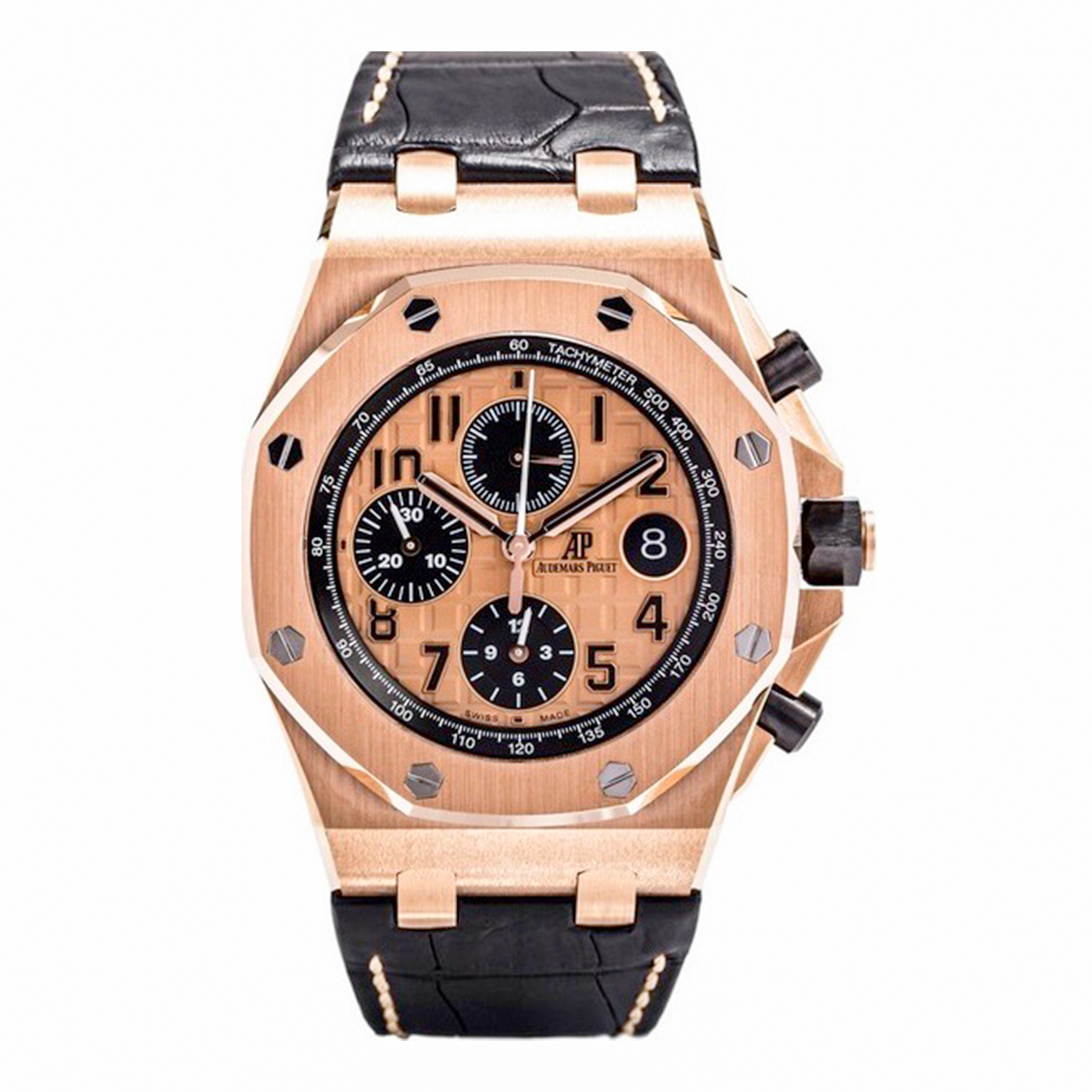 AP-26470OR-strap.jpg Audemars Piguet 26470OR.OO.A002CR.01 Royal Oak Offshore Chronograph - Image 1