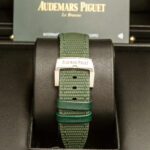 Audemars Piguet 26393ST.OO.A056KB.01 Code 11.59 Green Dial Green Rubber Strap Watch - Image 6