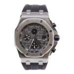 Audemars Piguet 26470ST.OO.A104CR.01 Gray Dial Black Rubber Strap 42mm