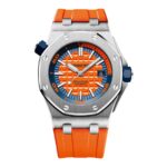 Audemars Piguet 15710ST.OO.A070CA.01 Royal Oak Offshore Diver Orange Dial 42mm Watch