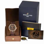 Breitling RB01181A1Q1X1 Premier B01 Chronograph 42 Bentley Centenary Limited Edition, 18k Red Gold Brown dial - Image 7
