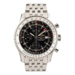 Breitling  A24322 Navitimer Black Dial 46mm Stainless Steel Watch