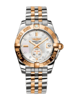 Breitling C37330121A2C1 Galactic 36 Automatic 36mm Stainless Steel and 18k Rose Gold White mother-of-pearl Dial