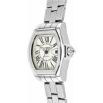 Cartier Roadster W6206017 Opaline Silver Dial Steel Bracelet Watch - Image 2