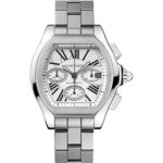 Cartier Roadster W6206019 Silver Dial Steel Bracelet Watch