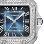 Cartier W4SA0006 Santos de Cartier Blue Dial Medium - Image 3