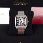 Santos de Cartier WHSA0015 Large model 39.8mm Skeleton Watch - Image 2