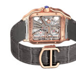 Cartier WHSA0018 Santos de Cartier Rose Gold Skeleton Dial Large - Image 5