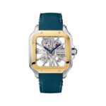 Cartier WHSA0024 Santos de Cartier Yellow Gold Skeleton Dial Large
