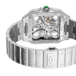 Cartier WHSA0028 Santos de Cartier Green Skeleton Dial Large - Image 4