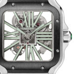 Cartier WHSA0033 Santos de Cartier Luminescent Skeleton Dial Large - Image 3