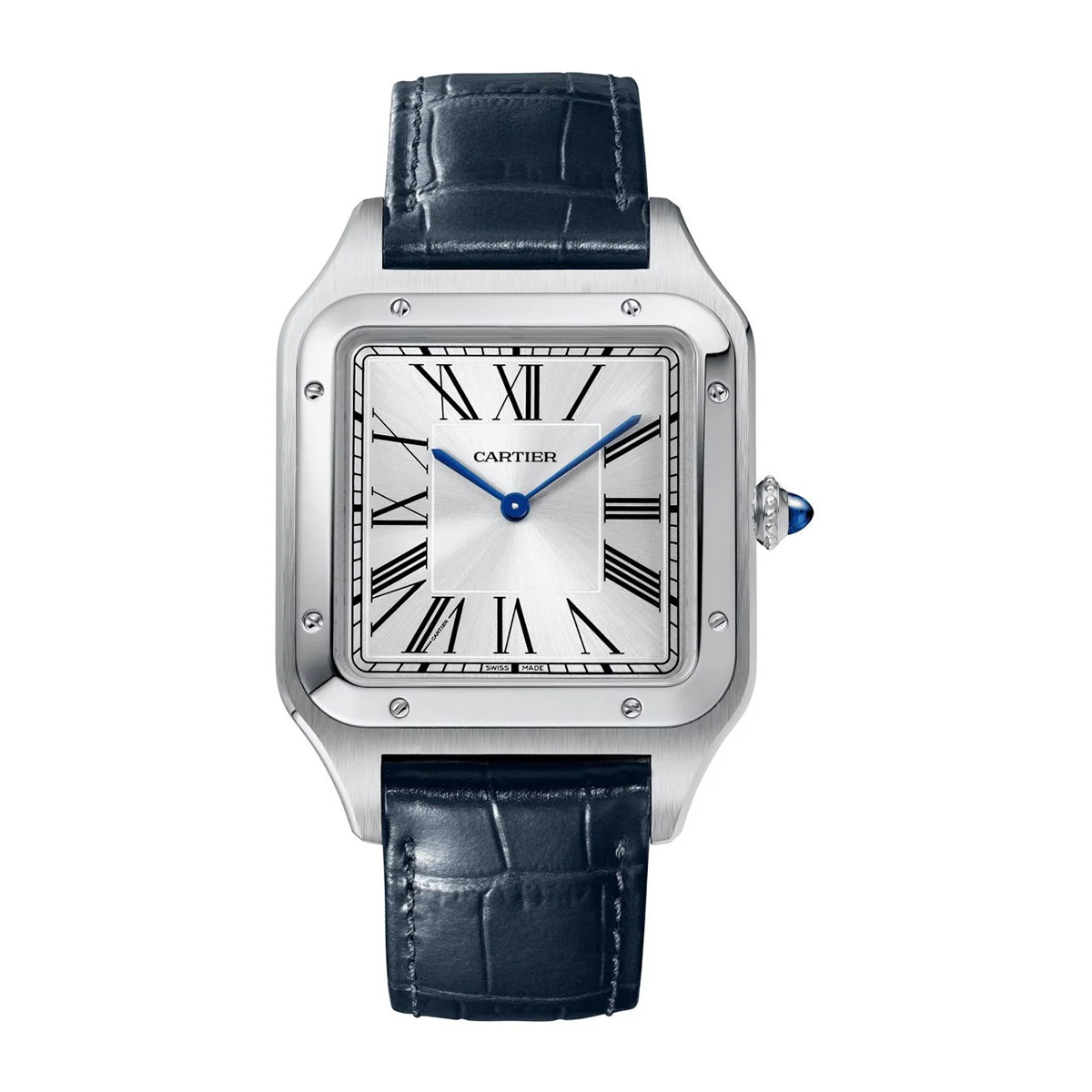 Cartier-WSSA0032.jpg Cartier WSSA0032 Santos-Dumont Silver Dial - Image 1
