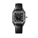 Cartier WSSA0046 Santos-Dumont Black Dial Large
