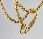Box Style 24k Yellow Gold 28” Chain Necklace - Image 4