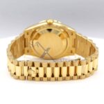 Rolex 128348RBR Day-Date 36 Diamond-Paved Rainbow Sapphire Diamond Bezel Dial Watch - Image 4