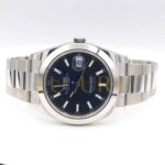 Rolex 126300-0001 Datejust 41 Smooth Bezel Blue Index Dial Oyster Bracelet Watch - Image 3
