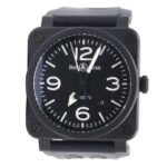 Bell & Ross BR 03-92 Carbon BR03-92 Wrist Watch for Men Pre-owned Complete set
