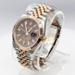 Rolex Datejust 126331-0002 Chocolate Index Jubilee 41mm Steel and Everose Gold Watch - Image 5