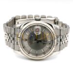 Rolex Datejust 116234 Steel & White Gold Jubilee 36mm Gray Tuxedo Dial - Image 6
