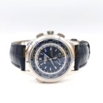 Patek Philippe 5930G-001 Complications Blue Opaline Guilloched Index White Gold Men’s Watch - Image 5