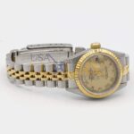 Rolex Datejust 69173 Champagne Dial Roman 18k Yellow Gold And Stainless Steel - Image 7